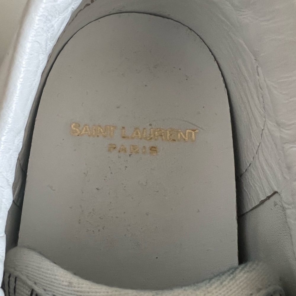 Saint Laurent Paris Solaris Pow Sneakers SIZE 38 - Picture 3 of 7